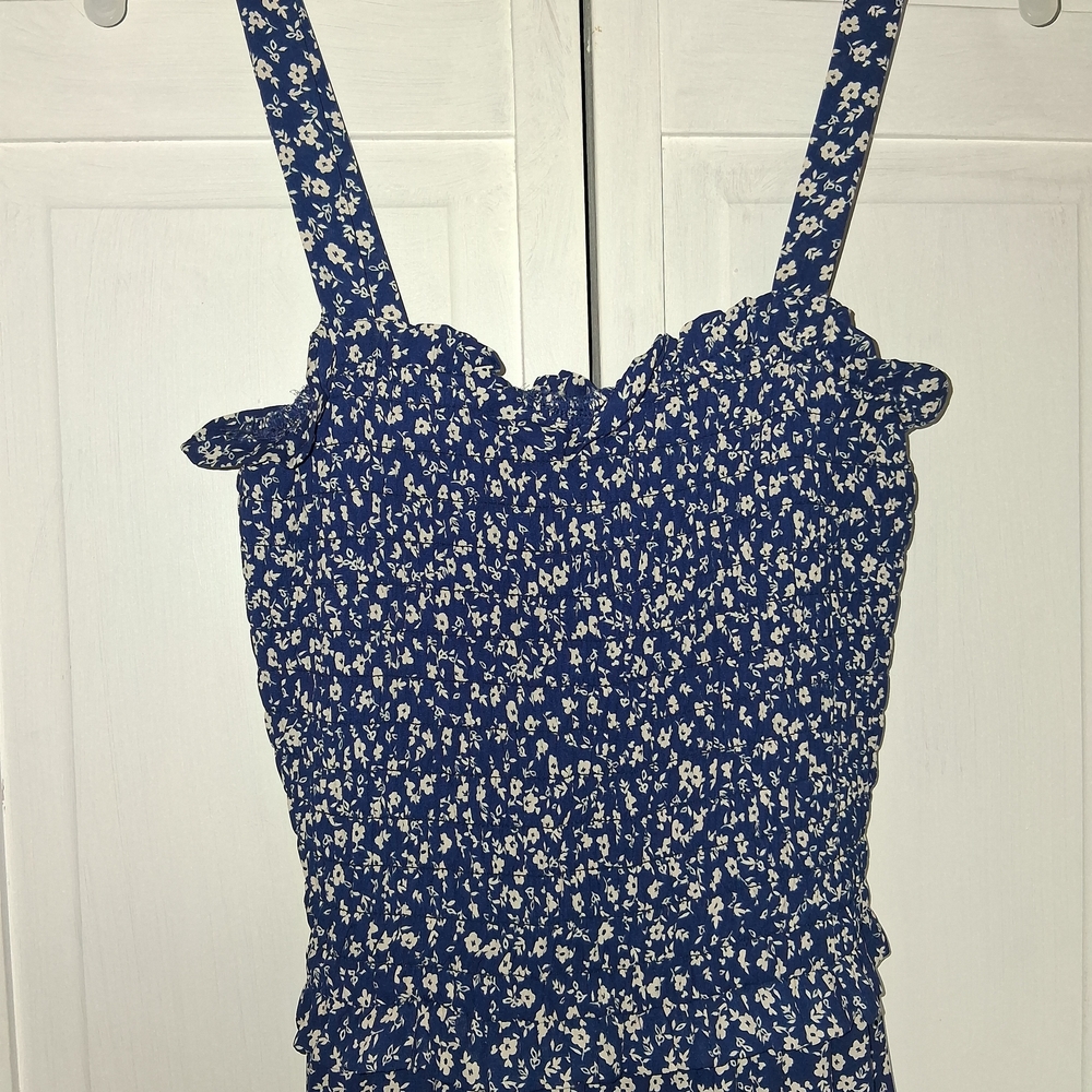 Sienna Sky Navy Floral Midi Dress - Picture 3 of 8